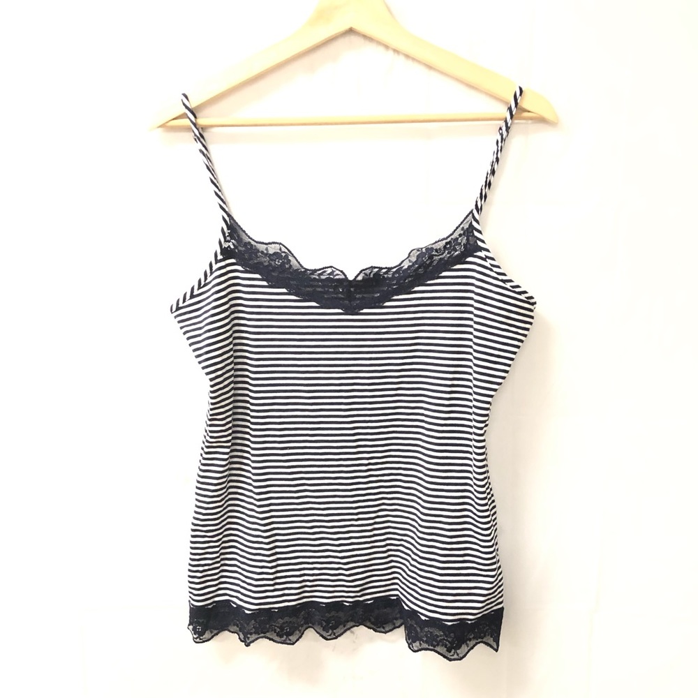 PURE collection Sz 12 striped Cami tank top